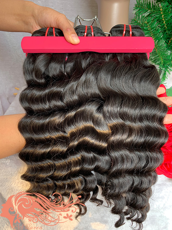 Csqueen 9A Loose Curly 10 Bundles 100% Human Hair Unprocessed Hair - Click Image to Close